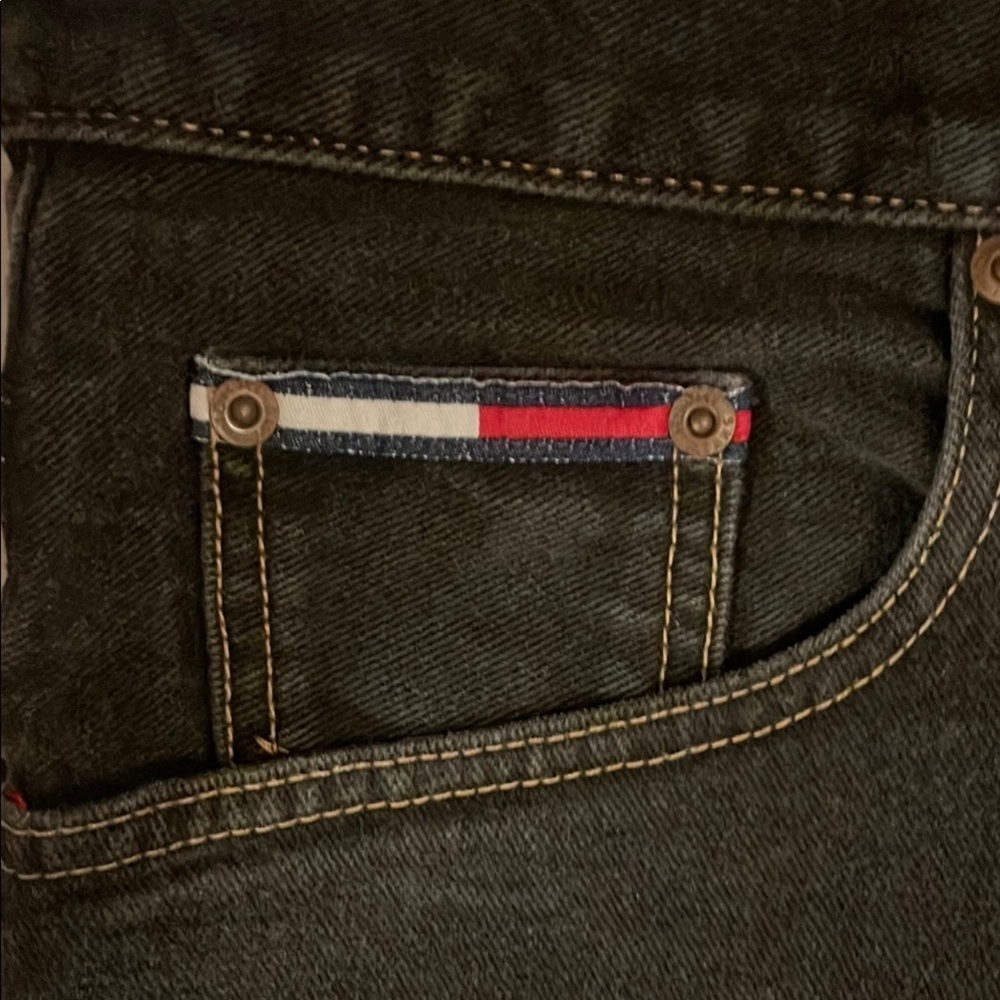 Vintage Tommy Jeans Black Denim Pants - Picture 4 of 9